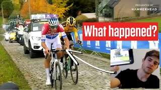 Van Aert analyzes shame loss to Van der Poel in Tour of Flanders [upl. by Claybourne]