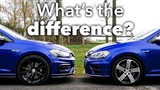 VW Golf R MK7 vs MK75 Whats The Difference [upl. by Berget819]