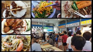 BEST of Singapore Street Food Tiong Bahru Hawker Centre [upl. by Artima]