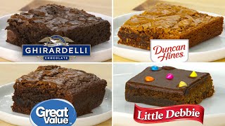 Pro Chefs Blind Taste Test Every Boxed Brownie Mix  Epicurious [upl. by Marcoux193]