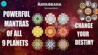 Most Effective Mantra for All 9 Planets  Navagraha Gayatri Mantra with lyrics [upl. by Thay]