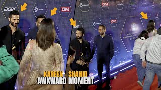 Kareena Kapoor Khan and Shahid Kapoors Awkward Encounter at an Awards Show 2024 [upl. by Haleehs865]