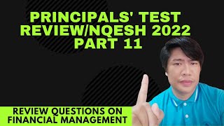 PRINCIPALS TEST NQESH REVIEW 2022 PART 11 [upl. by Nylkoorb763]