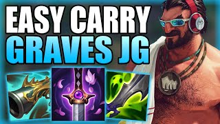 THIS IS HOW YOU CAN USE GRAVES JUNGLE TO EASILY CARRY GAMES  Gameplay Guide League of Legends [upl. by Whiteley]