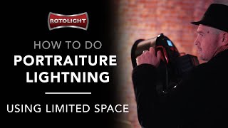 How to position your Rotolight LED lights in a portrait shot when there is limited space [upl. by Claudie]