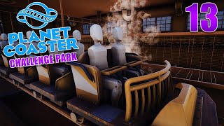 Planet Coaster Challenge Park  Part 13  Steam Punk ROLLER COASTER [upl. by Oza310]