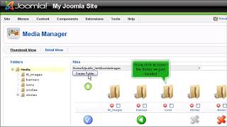 Joomla How to Use the Media Manager [upl. by Orji533]