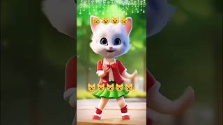 Cute cat dancing on dj vale baby  kitty reels official dance short trending cutepic [upl. by Recneps836]