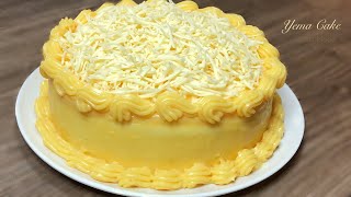 YEMA CAKE without Oven  NO BAKE  with Pipeable Yema Frosting Recipe [upl. by Mildred]