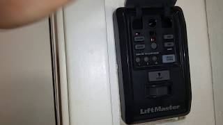 New LiftMaster 888LM Control Panel Charging Capacitors  Flashing Red amp Yellow LED Lights [upl. by Schaaff]