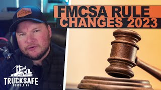 FMCSA rule changes for 2023 [upl. by Salahcin595]