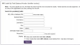 NPI National Provider Identifier Search on FindACode [upl. by Arela]