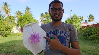 Flying A Broom Kite  Guyana Kite Flying 2024 [upl. by Ajiam920]