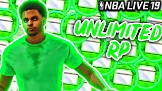 NEW UNLIMITED RP GLITCH IN NBA LIVE 19  BUY EVERYTHING IN THE STORE [upl. by Eanar]