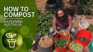 How to make great compost  DIY Garden Projects  Gardening Australia [upl. by Diarmuid]