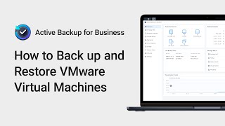 How to Back up and Restore VMware Virtual Machines Using Active Backup for Business  Synology [upl. by Wilburn]