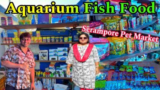 Aquarium Fish Food Serampore  All Aquarium Fish Food  Serampore Fish Pet Market  Fish Food  Fish [upl. by Delaryd]