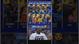 Apke mobile number ke last digit ke anusaar apna player choose kare ipl2024 csk cricket shurts 🏏 [upl. by Aeirdna]