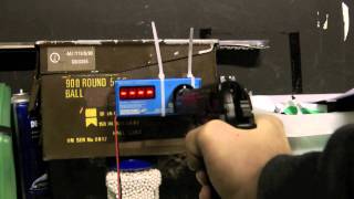 Airsoft Abbey Predator Vs Brut Sniper Gas Test Video  HD [upl. by Weslee]