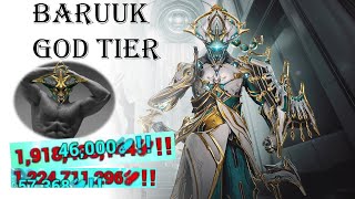 Warframe 2024 Baruuk God tier 1900 million Red Crit Solo Steel Path [upl. by Essilevi]