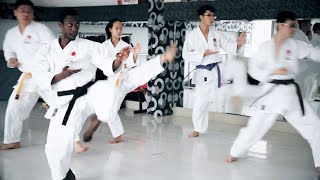 KOKUTSU DACHI amp ZENKUTSU DACHI PRACTICAL EXERCISES  SHOTOKAN JKA [upl. by Dlanod]