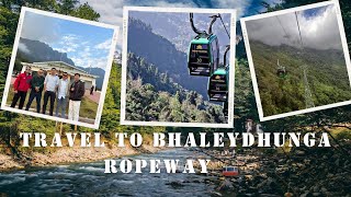 Fascinating Ropeway 🚠 At 10500 Ft at Sikkim Bhaleydhunga Yangang South Sikkim [upl. by Asteria]