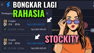 BONGKAR LAGI RAHASIA TRADING DI STOCKITY PEMULA PASTI BISA [upl. by Procto705]