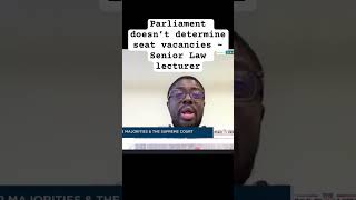 Senior law lecturer from GIMPA speaks on parliament versus Supreme Court debacle ghana bawumia [upl. by Eustis460]