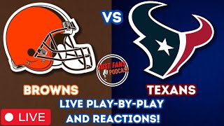 Texans vs Browns LIVE Reactions NFL Week 16 Keenum vs Flacco [upl. by Jordison]