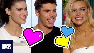 Zac Efron Alexandra Daddario amp The Baywatch Cast Go Speed Dating  MTV Movies [upl. by Paton]