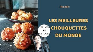 RECETTE Chouquettes à la vanille Pâte à choux [upl. by Larisa223]