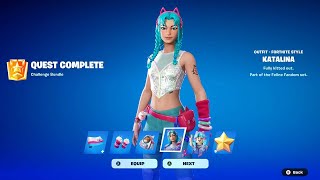 PATCHED How to Unlock The FREE Katalina Outfit in Fortnite Without Android or EU PC amp Console [upl. by Omle]