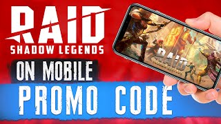 How to use Raid Shadow Legends Promo Code on Mobile❓ [upl. by Arotahs483]