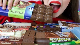 ASMR OLD SCHOOL CHOCOLATE SNACKS Extreme CRUNCHY Eating Sounds No Talking [upl. by Nizam]