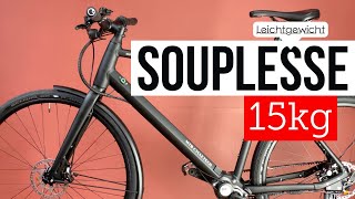 Die LightBikes kommen  15kg Souplesse EBike mit Pinion  Heckmotor und Gatesriemen [upl. by Amitarp554]