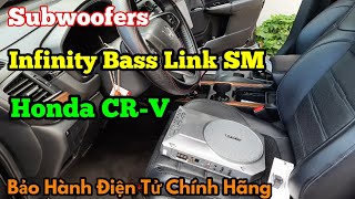 Subwoofers Infinity Bass Link SM Install Review Bass Test In Honda CRV [upl. by Tiedeman]