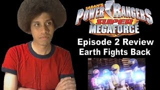 Power Rangers Super MegaForce Episode 2 Review  Earth Fights Back [upl. by Yelak]