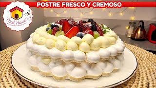 POSTRE NAVIDEÑO hoy hacemos PAVLOVA mas rica y fácil [upl. by Accalia49]