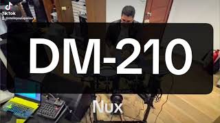 La mejor batería eléctrica de su categoría al mejor precio Nux DM210 un rotundo éxito [upl. by Yzzo]