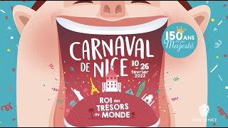 Le Carnaval de Nice fête ses 150 ans [upl. by Hasile]