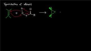 A05 Epoxidation of alkenes reaction mechanism [upl. by Vasyuta226]