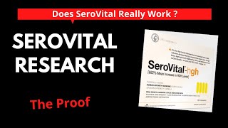 SeroVital Does It Work The Proof [upl. by Haland]