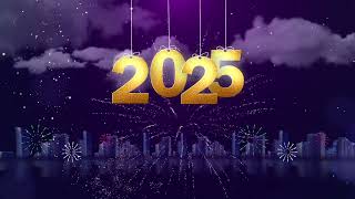 2025 New Year Wishes Animation Template Without Text [upl. by Thagard946]