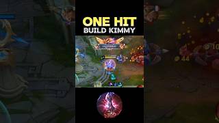 😱 WATCH THIS  BEST BUILD KIMMY 2024❓ONE HIT  MLBB 🔥 mobilelegends onehitbuild kimmy shorts [upl. by Camp]