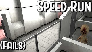 SCP Containment Breach v138  Speed Run Fails 001 [upl. by Elcarim]