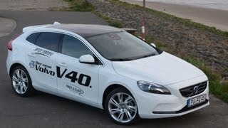 Testbericht VOLVO V40 D4 2012  NeuNew Roadtest Video Review  EngineReport [upl. by Linker775]