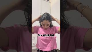 DIY Hair Oil for Hair Fall  Natural Solution for Stronger Hair🎀trendinghaircareshortsyt [upl. by Jemine616]