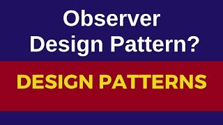 Observer design pattern real world exampleObserver pattern [upl. by Kenny]