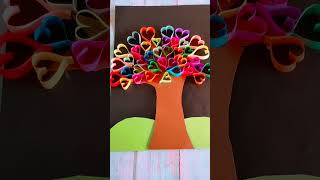 Paper craft beautiful paper tree  artampcraft  easy art craft  easy art craft for kids artampcraft [upl. by Namhar]