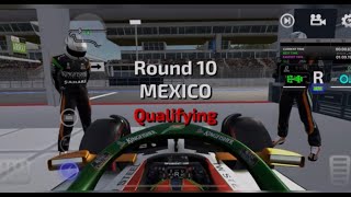 Qualifying session  Round 10  Mexico Grand prix 2024🇲🇽  Monoposto [upl. by Ardnoyek]